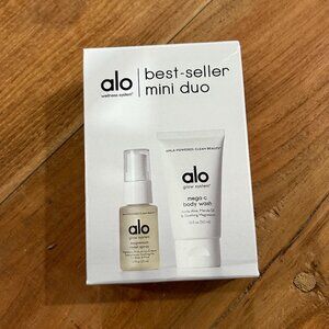 ALO Best Seller Mini Duo Glow System Set: Magnesium Spray/Mega C Wash NWT